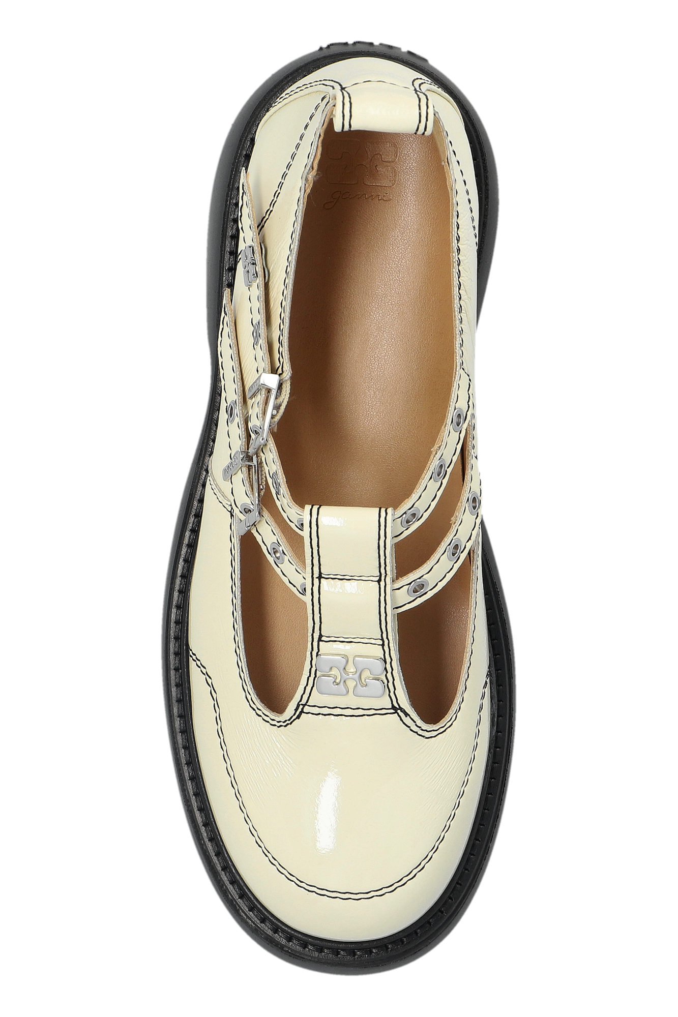 Ganni Loafers shoes made of eco leather | Women's Shoes | Vitkac